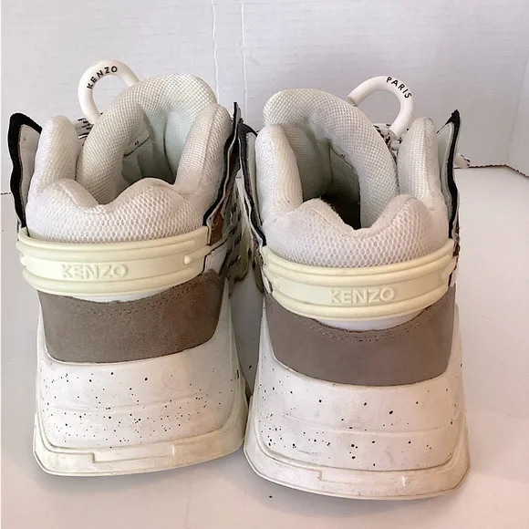 Kenzo Unisex’s Women’s Inka Chunky Speckled Wraparound-Lace Sneakers Euro 42 - Picture 12 of 16